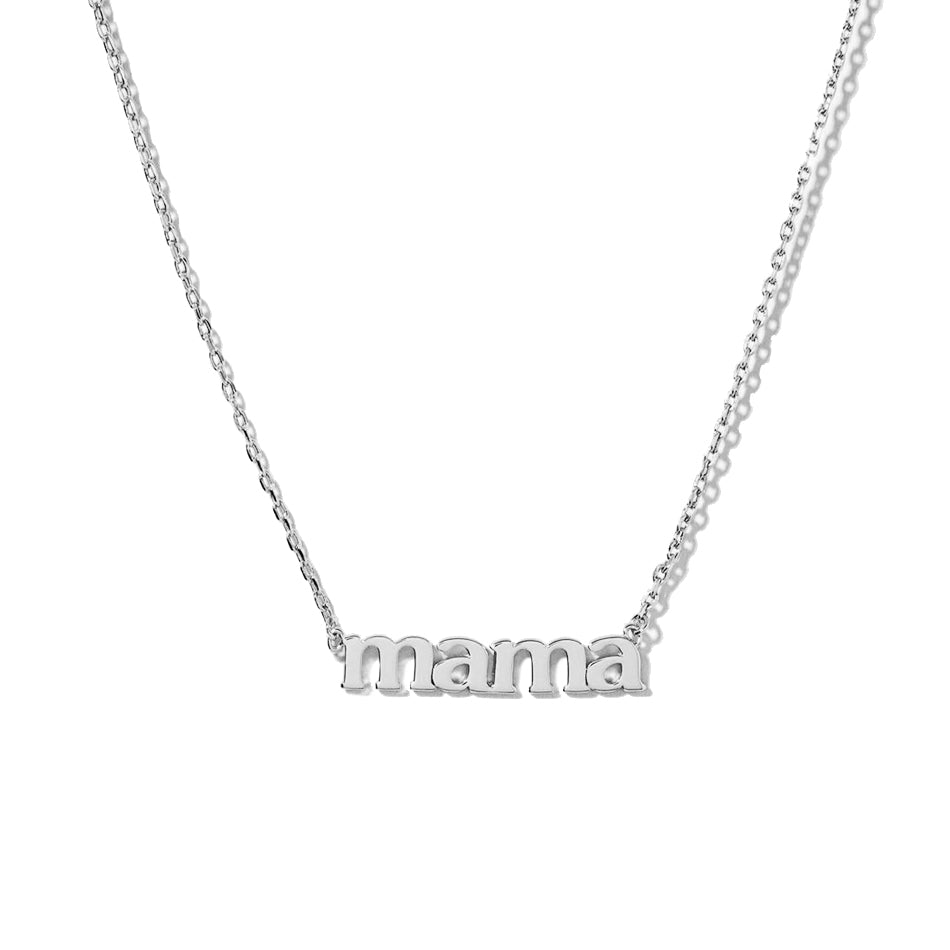 Mama Necklace in Silver