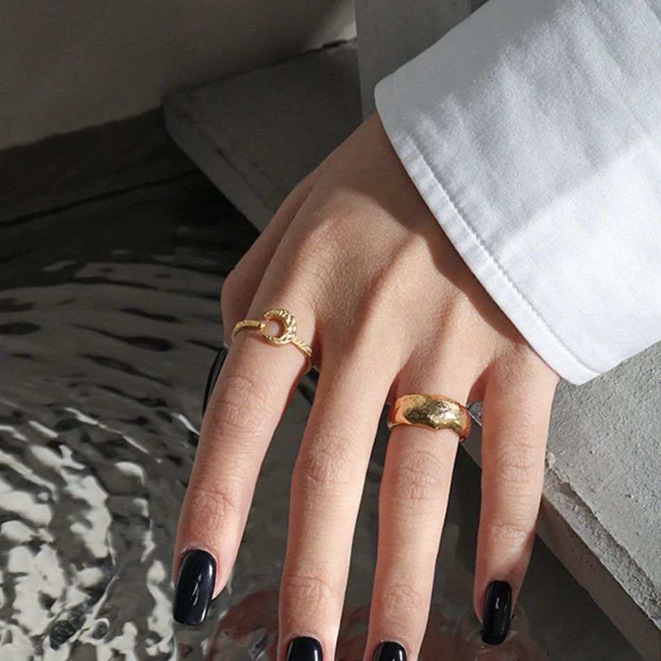 Bold Ring in Gold