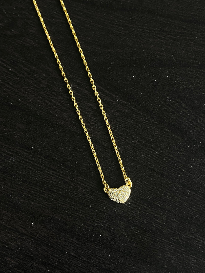 Heart Necklace in Gold